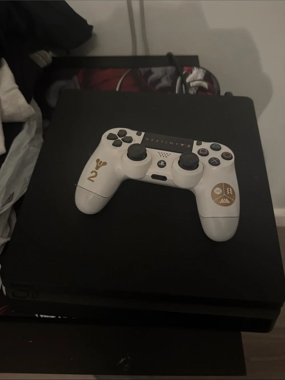 Sony Black Slim Gaming Console - come with cables and controller ps4 runs smooth